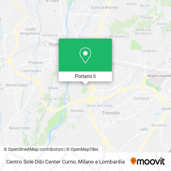 Mappa Centro Sole Dibi Center Curno