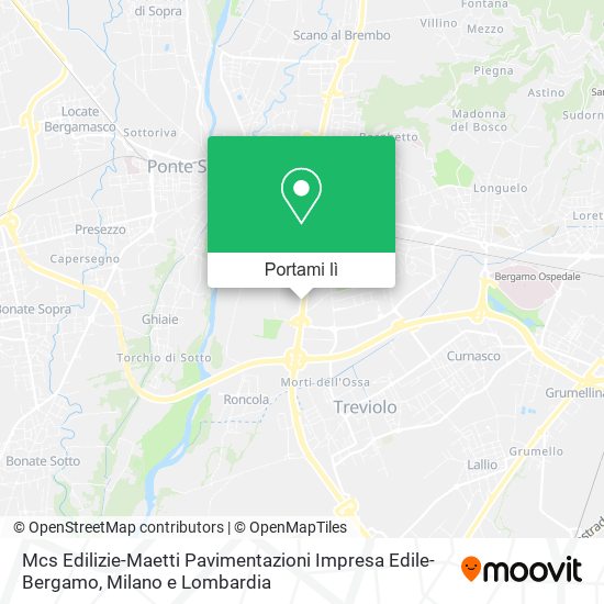 Mappa Mcs Edilizie-Maetti Pavimentazioni Impresa Edile-Bergamo