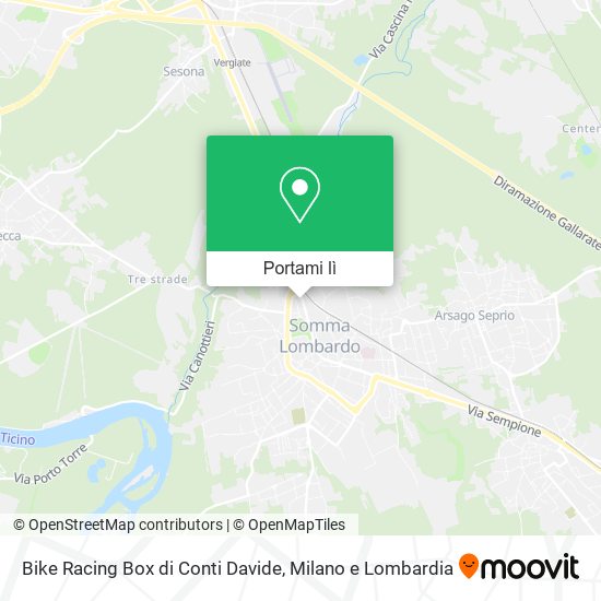 Mappa Bike Racing Box di Conti Davide