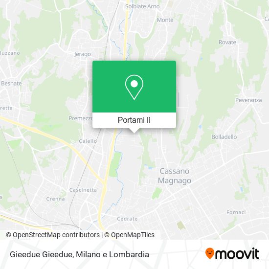 Mappa Gieedue Gieedue