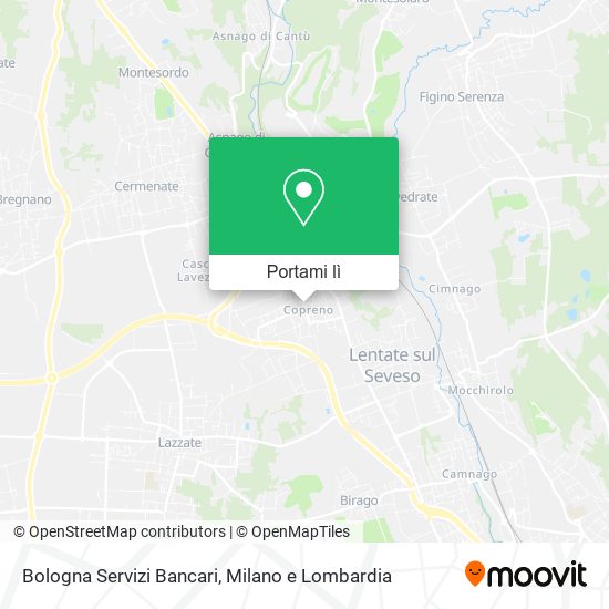 Mappa Bologna Servizi Bancari