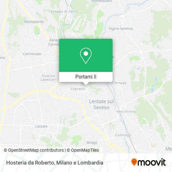 Mappa Hosteria da Roberto