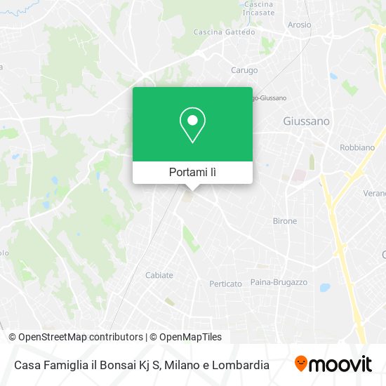Mappa Casa Famiglia il Bonsai Kj S