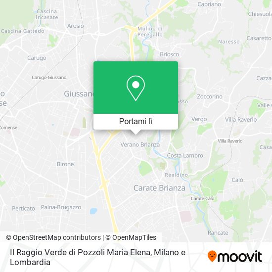 Mappa Il Raggio Verde di Pozzoli Maria Elena