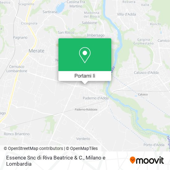 Mappa Essence Snc di Riva Beatrice & C.