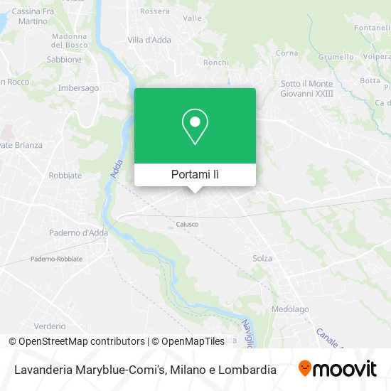 Mappa Lavanderia Maryblue-Comi's