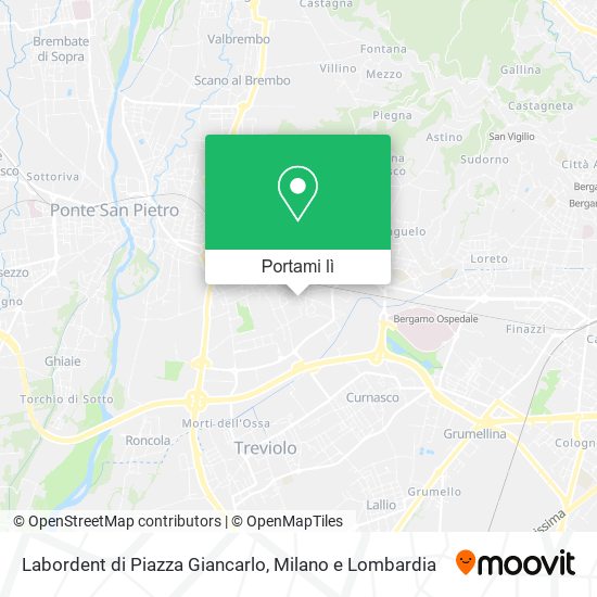 Mappa Labordent di Piazza Giancarlo