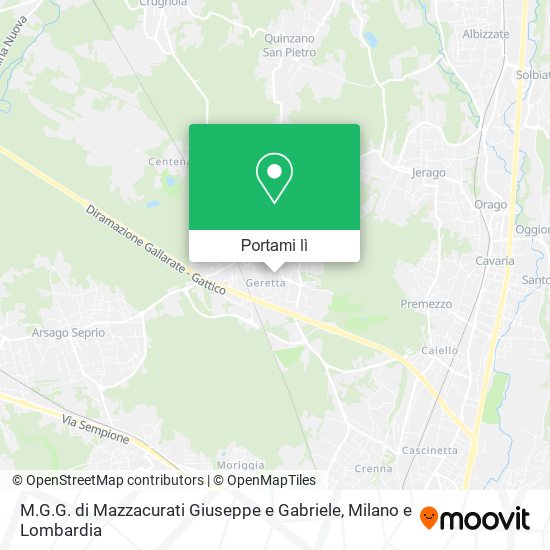 Mappa M.G.G. di Mazzacurati Giuseppe e Gabriele