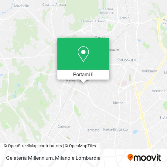 Mappa Gelateria Millennium