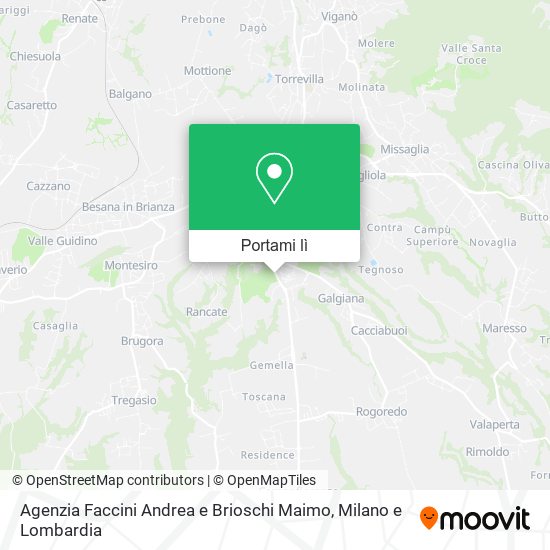 Mappa Agenzia Faccini Andrea e Brioschi Maimo
