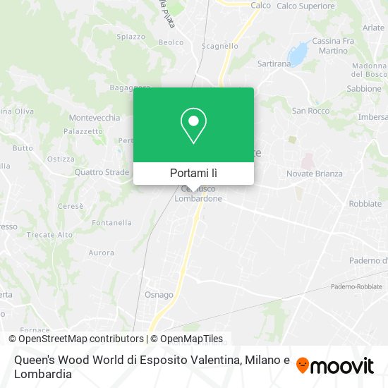 Mappa Queen's Wood World di Esposito Valentina