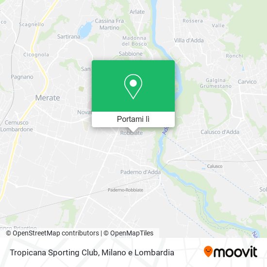 Mappa Tropicana Sporting Club