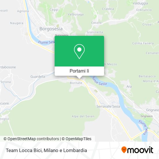 Mappa Team Locca Bici
