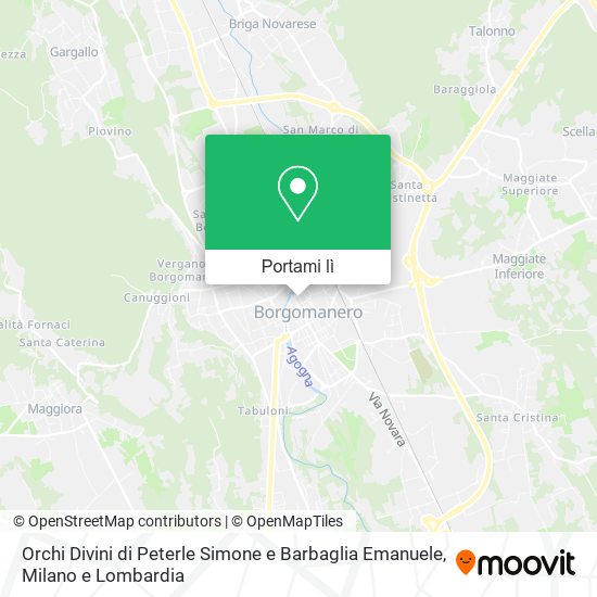 Mappa Orchi Divini di Peterle Simone e Barbaglia Emanuele