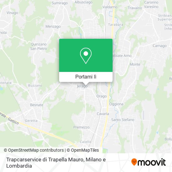 Mappa Trapcarservice di Trapella Mauro
