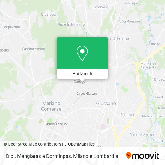 Mappa Dipi. Mangiatas e Dorminpas