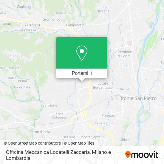 Mappa Officina Meccanica Locatelli Zaccaria