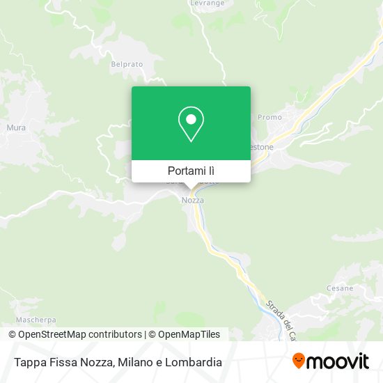 Mappa Tappa Fissa Nozza