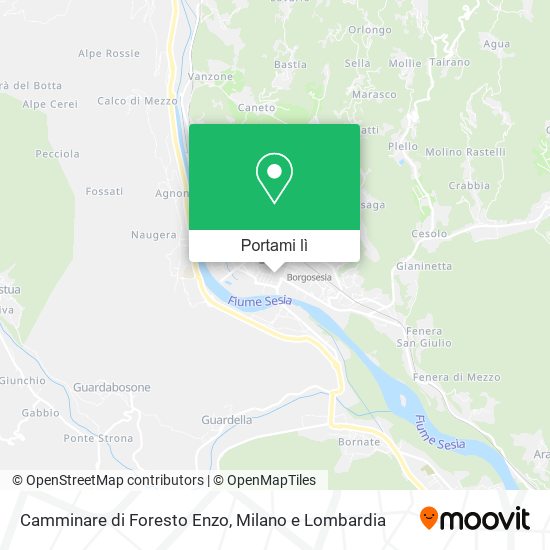 Mappa Camminare di Foresto Enzo