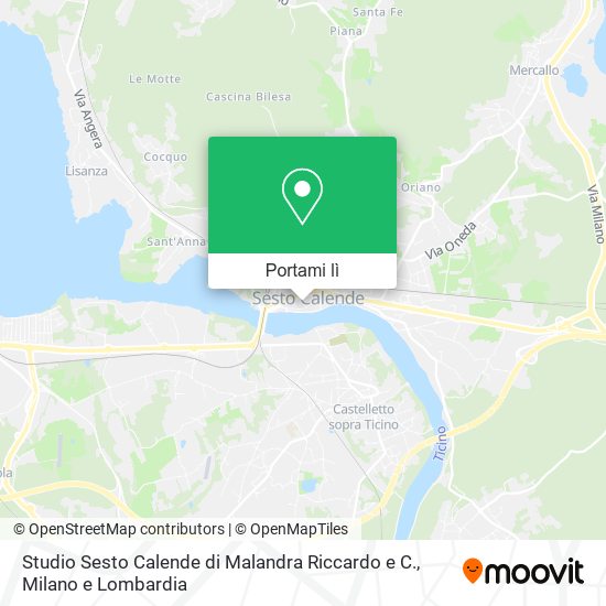 Mappa Studio Sesto Calende di Malandra Riccardo e C.