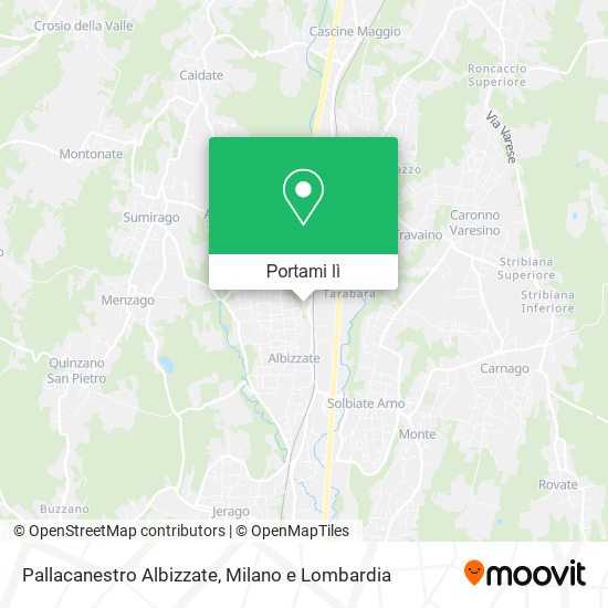 Mappa Pallacanestro Albizzate