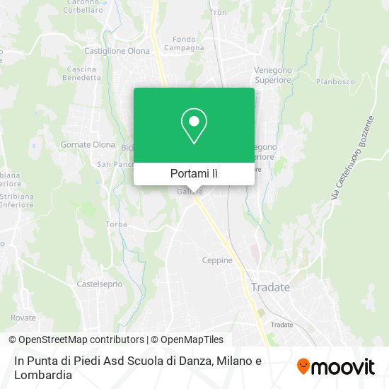 Mappa In Punta di Piedi Asd Scuola di Danza