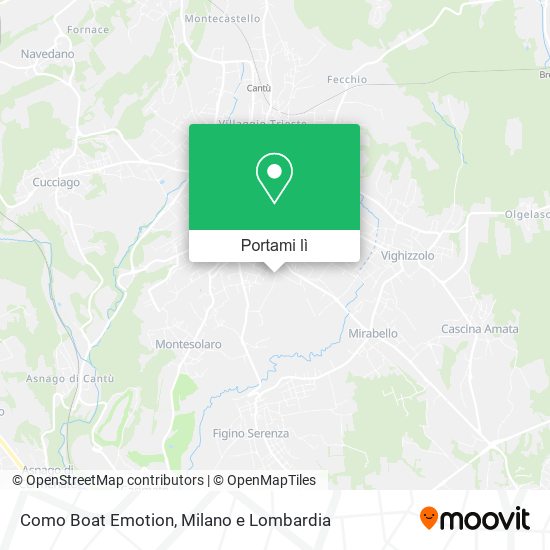 Mappa Como Boat Emotion