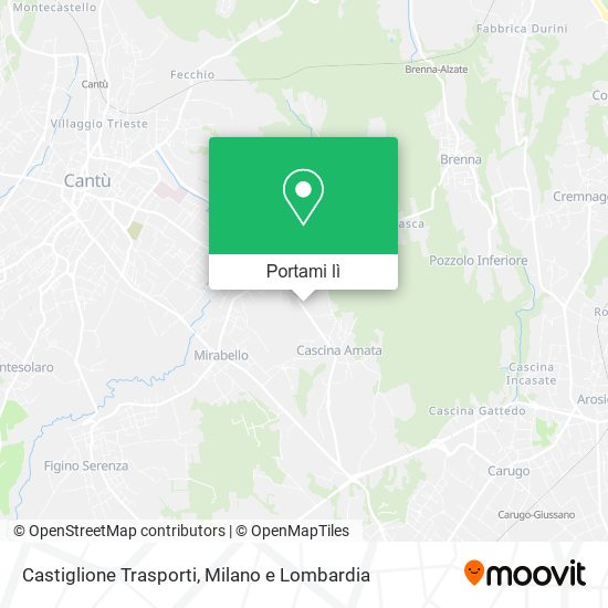 Mappa Castiglione Trasporti