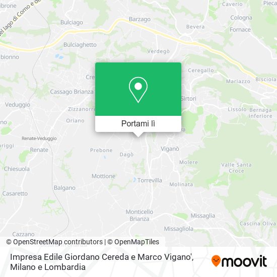Mappa Impresa Edile Giordano Cereda e Marco Vigano'