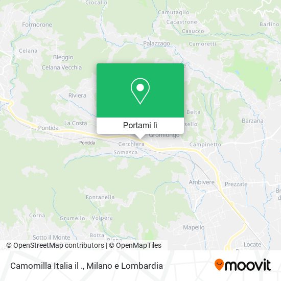 Mappa Camomilla Italia il .