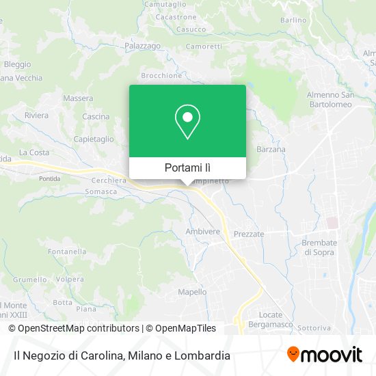 Mappa Il Negozio di Carolina