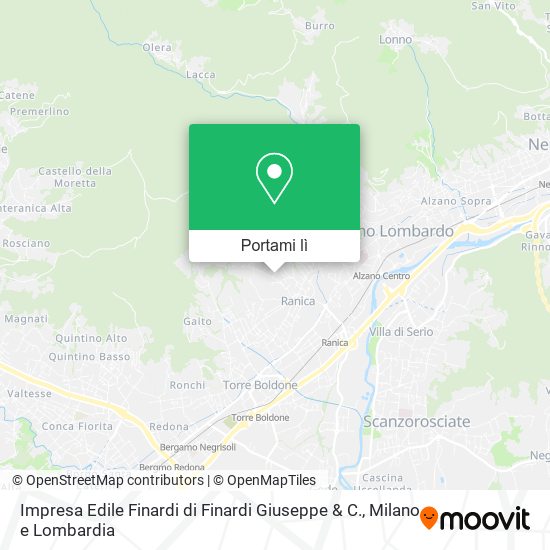 Mappa Impresa Edile Finardi di Finardi Giuseppe & C.