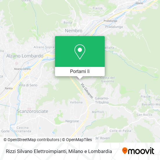 Mappa Rizzi Silvano Elettroimpianti