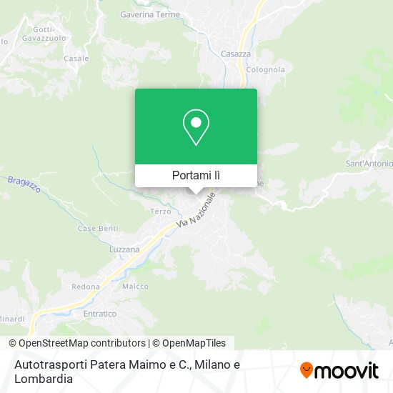 Mappa Autotrasporti Patera Maimo e C.