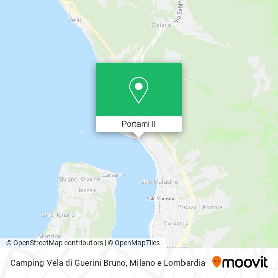 Mappa Camping Vela di Guerini Bruno