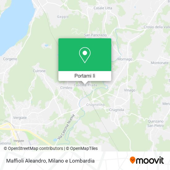 Mappa Maffioli Aleandro