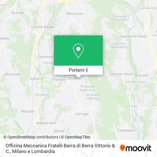 Mappa Officina Meccanica Fratelli Berra di Berra Vittorio & C.