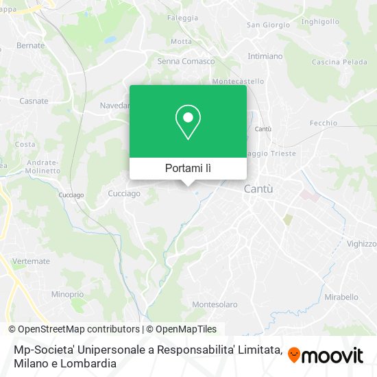 Mappa Mp-Societa' Unipersonale a Responsabilita' Limitata