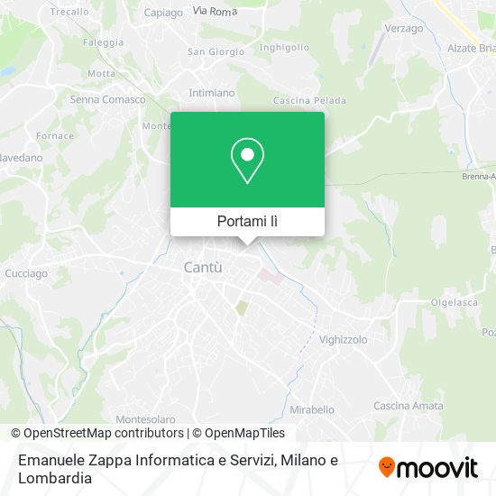 Mappa Emanuele Zappa Informatica e Servizi