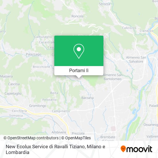 Mappa New Ecolux Service di Ravalli Tiziano