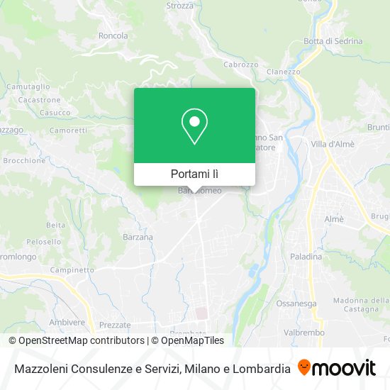 Mappa Mazzoleni Consulenze e Servizi