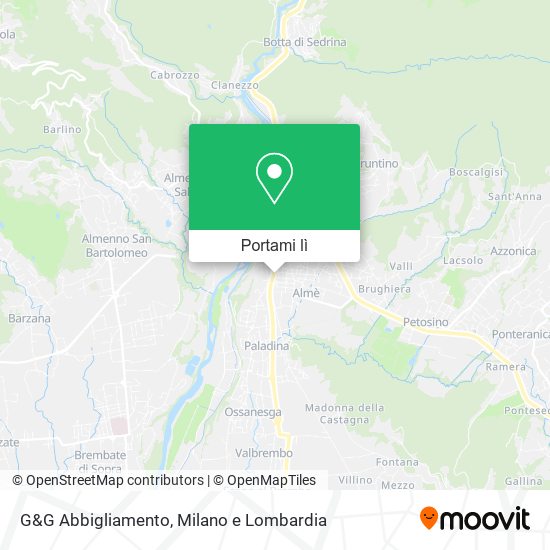 Mappa G&G Abbigliamento