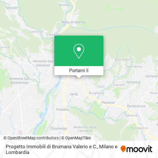 Mappa Progetto Immobili di Brumana Valerio e C.