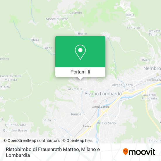 Mappa Ristobimbo di Frauenrath Matteo