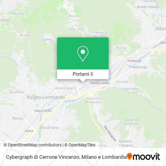 Mappa Cybergraph di Cerrone Vincenzo