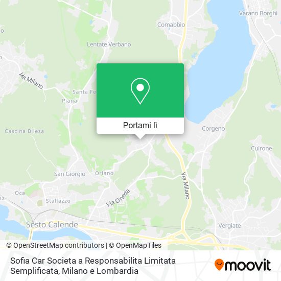 Mappa Sofia Car Societa a Responsabilita Limitata Semplificata