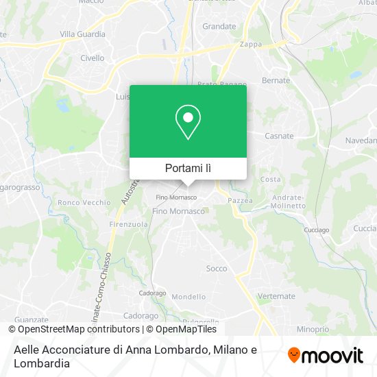 Mappa Aelle Acconciature di Anna Lombardo