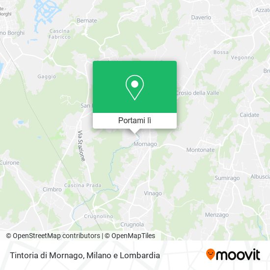 Mappa Tintoria di Mornago