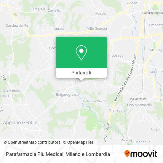 Mappa Parafarmacia Più Medical