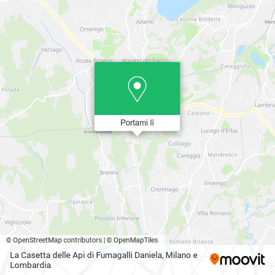 Mappa La Casetta delle Api di Fumagalli Daniela